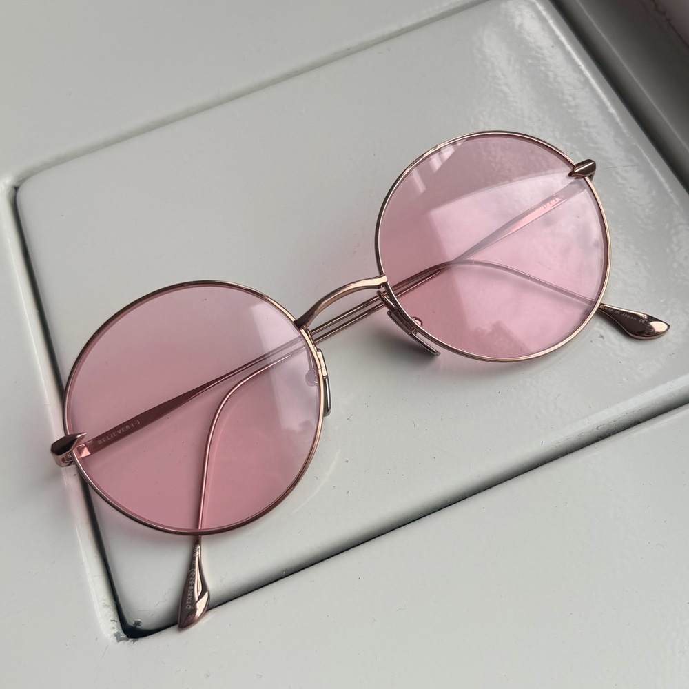 DITA Pink Round Glasses